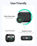 ESR for AirPods Pro 2 Case, Compatible with Airpods Pro Case 2nd / 1st Generation (2023/2022/2019), Compatible with MagSafe, Full Drop Protection Cover with Lanyard, Black | 2023, 2022, 2019, with Lanyard - Image 10