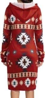 Kimmery Long Sleeve Dress for Women Lightweight Kangaroo Pocket Hoodie Dress Fall Sweatshirts for Women - Image 5