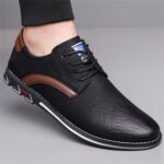 Men's Oxford Casual Dress Shoes Classic Tuxedo Lace-up Lightweight Formal Loafers - Image 4