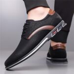Men's Oxford Casual Dress Shoes Classic Tuxedo Lace-up Lightweight Formal Loafers - Image 6