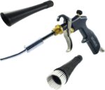 Air Blow Gun &vacunm Gun with Brass Adjustable Air Flow Nozzle,Cleaning Gun Quickly Blasts Dirt and Dust from Surface Works with Air Compressor(Upgrade Aluminium Rotate Tube) 2IN1 - Image 9