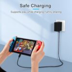 Charger for Nintendo Switch, 39W Power Supply Switch AC Adapter with 5FT USB C Cord Compatible with Lite/OLED/Pro Controller and Dock Supports TV Mode - Image 6