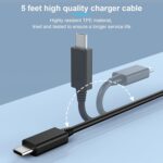 Charger for Nintendo Switch, 39W Power Supply Switch AC Adapter with 5FT USB C Cord Compatible with Lite/OLED/Pro Controller and Dock Supports TV Mode - Image 7