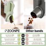 Dog Food Storage Container, Pet Food Storage Containers with Airtight Pour Spout, Cat Food Container with Measuring Cups, Portable Travel Pet Food Container for Dogs, Cats, Birds（Green） - Image 6