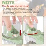 Dog Food Storage Container, Pet Food Storage Containers with Airtight Pour Spout, Cat Food Container with Measuring Cups, Portable Travel Pet Food Container for Dogs, Cats, Birds（Green） - Image 8