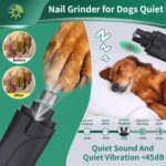 2-in-1 Cat Nail Clippers & Dog Nail Clippers Trimmers for Large Medium Small Dogs Cats Claw Trimmer Quick Sensor and Safety Guard USB Rechargeable with 2 LED Lights Dogs Nail Trimmer - Image 5