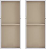 Madison Park Wall Art Living Room Décor - Abstract Glitter Embelished Canvas Home Accent Modern Dining Bathroom Decoration, Ready to Hang Painting for Bedroom, 15"x 30", Winter Glaze 2 Piece - Image 5