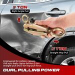 NATGAI 5 Ton 2-Way Auto Body Clamp, Self-Tightening Frame Pull Clamp Grips for Collision Repair, Sheet Metal Maintenance & Car Door Fender Edge Repair, Auto Body Repair Tool with Small Mouth Design - Image 5