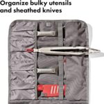 OXO Outdoor Camp Kitchen Tool Roll, Camp Kitchen Organizer, Travel Utensil Organizer, Outdoor Cooking, Travel Chef Roll, Camping Essentials, Camping Gear Storage - Image 3