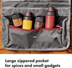 OXO Outdoor Camp Kitchen Tool Roll, Camp Kitchen Organizer, Travel Utensil Organizer, Outdoor Cooking, Travel Chef Roll, Camping Essentials, Camping Gear Storage - Image 4