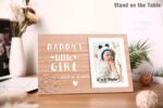 Father's Day Gift for Dad-First Father's Day Present for Dad-Birthday Christmas Gifts for Papa Daughter-New Daddy Picture Frame-Daddy's Little Girl,2025 to Always-Baby Present Shower-Photo Frame - Image 3