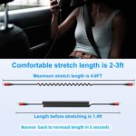 USB C Cable 3ft 2Pack USB C to USB C Charger Cable for Car, Coiled Type C Fast Charging Cable for iPhone 17/16/15/Plus/Pro/Pro Max/MacBook Pro 2020/iPad Pro 2020/iPad Air 4/Samsung Galaxy S23-Red - Image 8