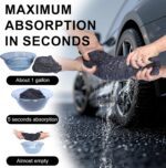 2 Pack XL Car Drying Towel – 1300GSM Ultra Absorbent Microfiber, 24"x36" Large Size, Twisted Loop, Lint-Free & Streak-Free for Auto Detailing, Car, SUV, Truck (Gray-Gray) - Image 7