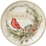 Certified International 89044RM Holly and Ivy 16pc Dinnerware Set, Service for 4,Multicolored - Image 5