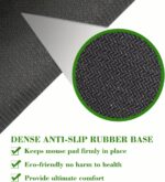 Winter Cardinal Mouse Pad Chrismas Round Mouse Mat, Non-Slip Rubber Base Mousepad with Stitched Edge for Wireless Computer Laptop Office Desk Accessories 8 x 8 Inches - Image 5