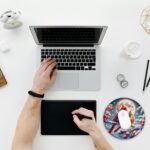 Winter Cardinal Mouse Pad Chrismas Round Mouse Mat, Non-Slip Rubber Base Mousepad with Stitched Edge for Wireless Computer Laptop Office Desk Accessories 8 x 8 Inches - Image 7