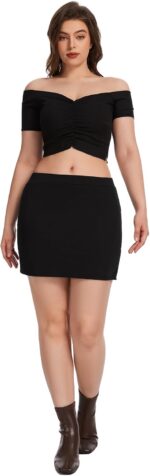 Dxyufazhe Women Sexy Leopard Print Bodycon Pencil Skirts Casual High Waist Mini Skirt with Shorts Underneath - Image 5