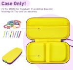 Carrying Case for Friendship Bracelet Making Kit Toys, Arts and Crafts String Maker Tool Storage Holder Organizer Bag (Case Only) - Image 3