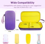 Carrying Case for Friendship Bracelet Making Kit Toys, Arts and Crafts String Maker Tool Storage Holder Organizer Bag (Case Only) - Image 4
