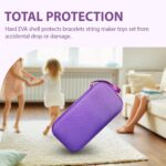 Carrying Case for Friendship Bracelet Making Kit Toys, Arts and Crafts String Maker Tool Storage Holder Organizer Bag (Case Only) - Image 6