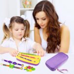 Carrying Case for Friendship Bracelet Making Kit Toys, Arts and Crafts String Maker Tool Storage Holder Organizer Bag (Case Only) - Image 7