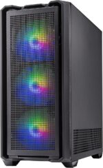 Skytech Gaming Edge Desktop PC, Ryzen 5 5500 3.6 GHz (4.2GHz), NVIDIA RTX 5060, 1TB NVMe SSD, 16GB DDR4 RAM 3200, 650W Gold PSU, Wi-Fi, Win 11 - Image 4
