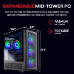 Skytech Gaming Edge Desktop PC, Ryzen 5 5500 3.6 GHz (4.2GHz), NVIDIA RTX 5060, 1TB NVMe SSD, 16GB DDR4 RAM 3200, 650W Gold PSU, Wi-Fi, Win 11 - Image 11