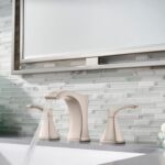 Pfister Venturi Bathroom Sink Faucet, 8-Inch Widespread, 2-Handle, 3-Hole, Spot Defense Brushed Nickel Finish, LF049VNGS - Image 4