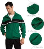 LBL Leading the Better Life Men's Sweat Suit 2 Piece Outfit Casual Contrast Sports Jogging Tracksuits Set - Image 4