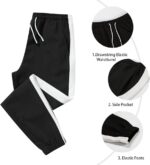 LBL Leading the Better Life Men's Sweat Suit 2 Piece Outfit Casual Contrast Sports Jogging Tracksuits Set - Image 5