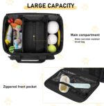GMAK Large Pet Grooming Bag, Dog Grooming Tote Bags Supplies Organizer Case Pets Tools Organizer Tote for Dog Cat Grooming Tool Kit and Accessories, Black(Bag Only) - Image 4