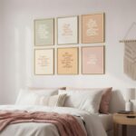 Framed Christian Wall Art Set of 6, Boho Bible Verse Prints with Inspirational Scripture Quotes Neutral Pastel Artwork, Religious Decor for Kids Room Nursery Bedroom Living Room, 11x14 Inch - Image 5