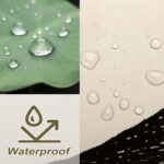 Vintage Halloween Shower Curtain, Gothic Spooky Castle Skull Ghost Pumpkin Shower Curtain Waterproof Polyester for Bathroom with 12 Hooks, 72 x 72 Inches - Image 5