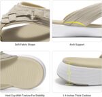 DREAM PAIRS Women's Arch Support Flip Flops Comfortable Thong Sandals - Image 5