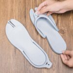 Foldable Flip-Flop Travel Slippers Shower Shoes Slides Summer Camp Sandals Soft Comfy Non-Slip Quick Dry House Bathroom Gym Spa Pool Sandals Beach - Image 4