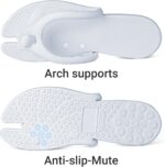 Foldable Flip-Flop Travel Slippers Shower Shoes Slides Summer Camp Sandals Soft Comfy Non-Slip Quick Dry House Bathroom Gym Spa Pool Sandals Beach - Image 7