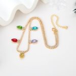 CLASSYZINT Christmas Necklaces For Women Long Christmas Tree And Lights Charm Strand Necklaces… - Image 7