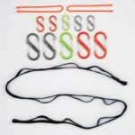 Nite Ize GearLine Hanging Organization System - Gear Ties for Camping, Hiking & Outdoor Activities - Webbing Line with S-Biner Clips & Bendable Gear Ties - Camping Gear Organization - Multicolor - Image 3