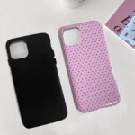 Polka Dot Case for iPhone 11,Cute Phone Case, Aesthetic Pattern Design, Hybrid 2-Layer Shockproof Protective Cover for Girls Women (Pink,11) - Image 5
