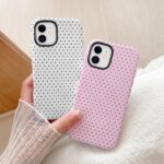 Polka Dot Case for iPhone 11,Cute Phone Case, Aesthetic Pattern Design, Hybrid 2-Layer Shockproof Protective Cover for Girls Women (Pink,11) - Image 6