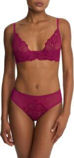 Natori Women's Peony Lace Plunge Unlined Underwire Bra 724327 - Image 5