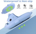 Kids Shark Slides丨Pillow Shower Sandals Quick Dry Slippers丨Toddler Boys Girls Comfy Cloud Slides丨Summer Non-Slip Thick Sole Beach Pool shoes - Image 5
