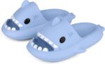 Kids Shark Slides丨Pillow Shower Sandals Quick Dry Slippers丨Toddler Boys Girls Comfy Cloud Slides丨Summer Non-Slip Thick Sole Beach Pool shoes - Image 8