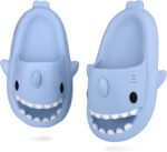 Kids Shark Slides丨Pillow Shower Sandals Quick Dry Slippers丨Toddler Boys Girls Comfy Cloud Slides丨Summer Non-Slip Thick Sole Beach Pool shoes - Image 10