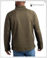 Spyder Mens Quarter Zip Pullover Sweater - Performance Fleece 1/4 Zip Pullover Mens Golf Shirts for Workout Hiking Running - Image 3