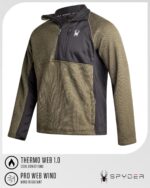 Spyder Mens Quarter Zip Pullover Sweater - Performance Fleece 1/4 Zip Pullover Mens Golf Shirts for Workout Hiking Running - Image 7