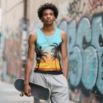 Mens Rave Tank Tops 3D Graphic Sleeveless Summer Sports Gym Quick Dry Workout T-Shirt - Image 5