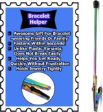 Titanium Bracelet Tool Jewelry Helper- Bracelet Fastener Helper with Watch Clasps & Zipper Pull 6". Easy Fastener Bracelet Holder by G.S Online Store - Image 5