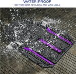 Skechers Car Floor Mats,Heavy Duty Rubber Car Mats Full Set,All Weather Floor Mats,Waterproof TrimTo Fit Universal Floor Liner Car Accessories,Automotive Floor Mats for Cars Trucks SUV,Purple - Image 6