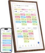 21.5 Inch Digital Calendar Chore Chart with Touchscreen - Full HD Interactive Display, Wall & Desk Mountable Family Planner, to-Do List & Meal Planner, Digital Picture Frame Gifts for Women Mom - Image 2